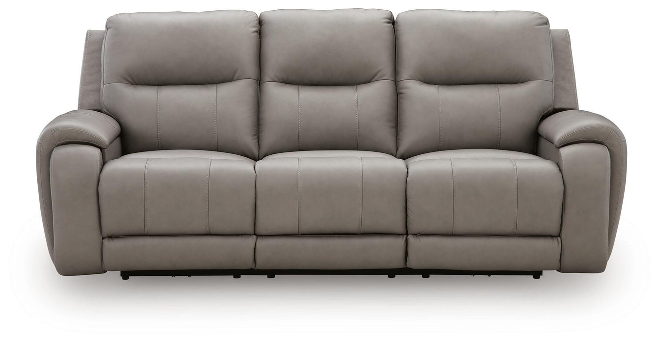 Trendsetter Power Reclining Sofa with Audio Seating