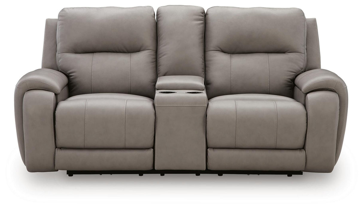 Trendsetter Power Reclining Loveseat with Audio Seating