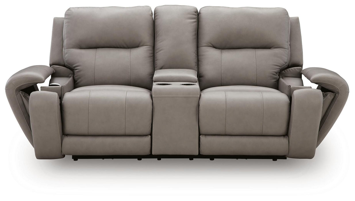 Trendsetter Power Reclining Loveseat with Audio Seating