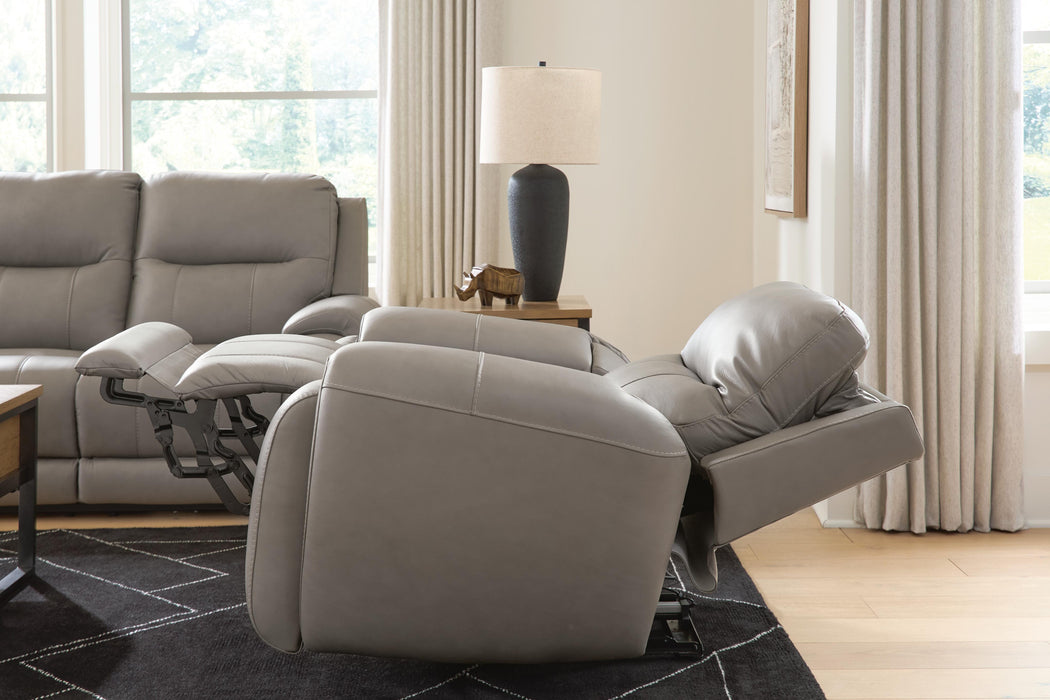 Trendsetter Power Reclining Sofa with Audio Seating