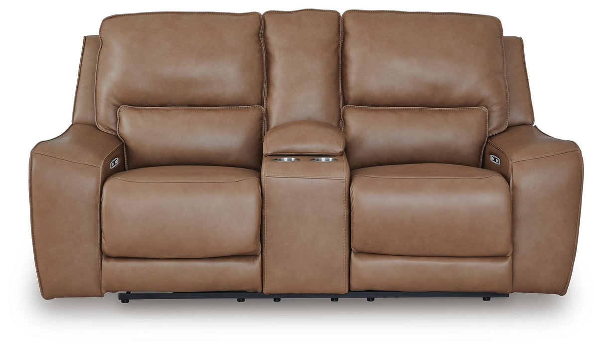 Silverbrooke Power Reclining Loveseat with Console