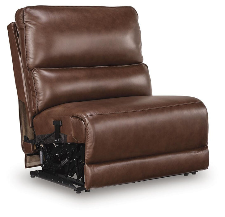 Silverbrooke Reclining Sectional with Chaise and Storage Consoles