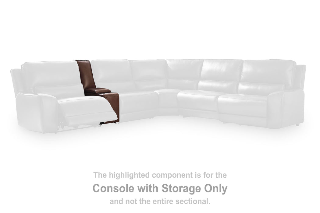 Silverbrooke Reclining Sectional with Double Chaise and Storage Consoles