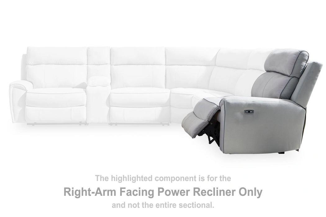 Grafton Pike Reclining Sectional with Storage Consoles