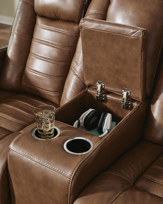 Metro Oasis Power Reclining Loveseat with Console
