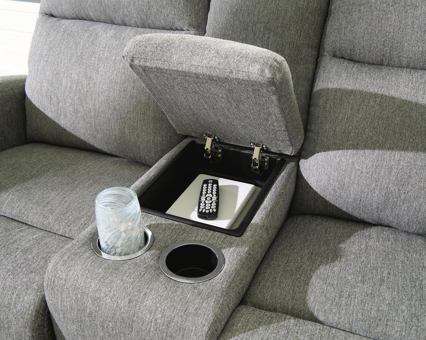 Moreau Place Reclining Loveseat with Console