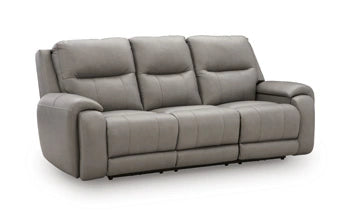 Trendsetter Power Reclining Sofa with Audio Seating