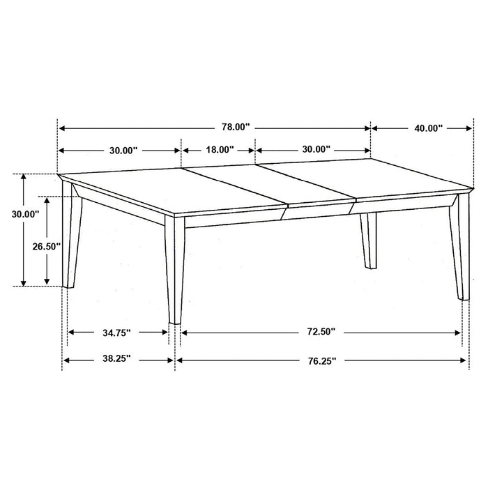 Louise Extension Dining Table