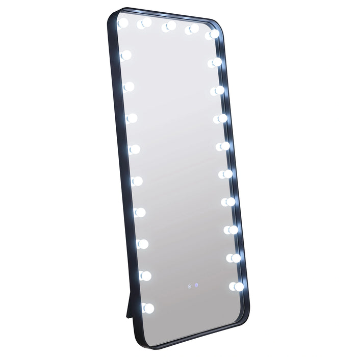 Canton Standing Mirror with LED Lighting and Bluetooth Speaker