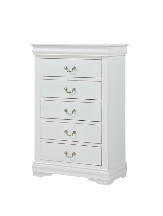 LOUIS PHILIP CHEST WHITE