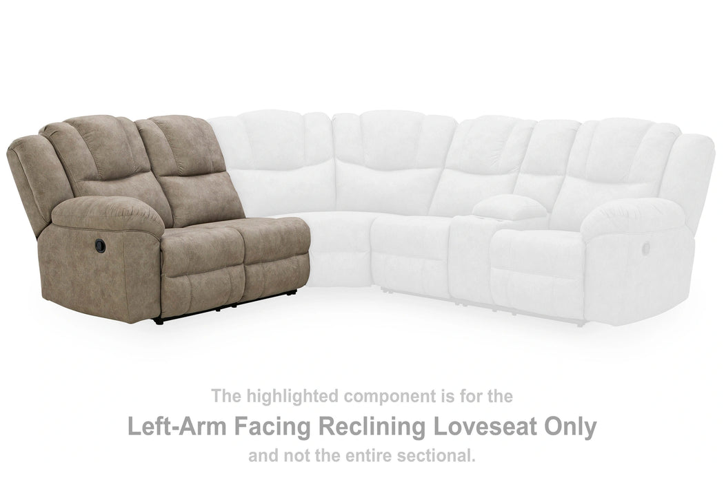 Ravenswaye Reclining Sectional with Console