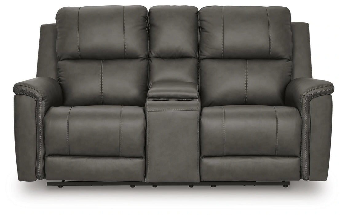 Beryton Power Reclining Loveseat with Console