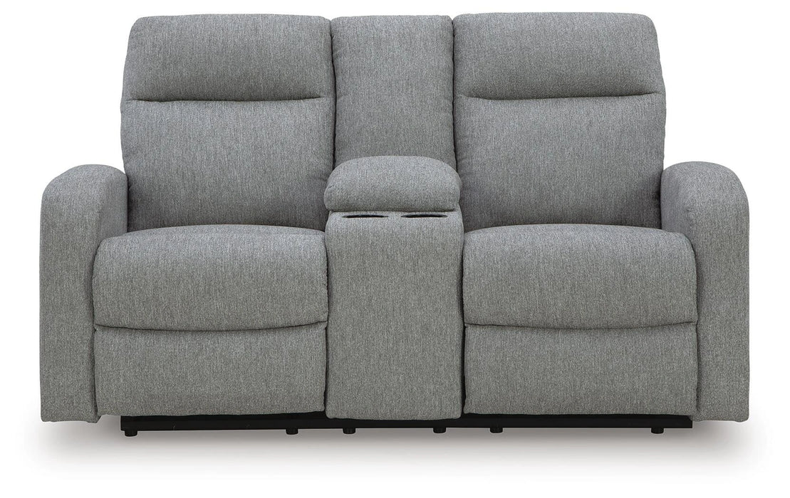 Moreau Place Reclining Loveseat with Console