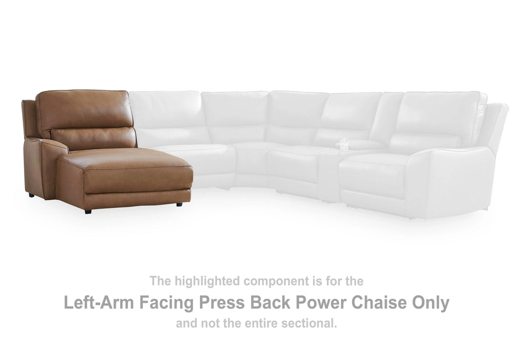 Silverbrooke Reclining Sectional with Double Chaise and Storage Consoles